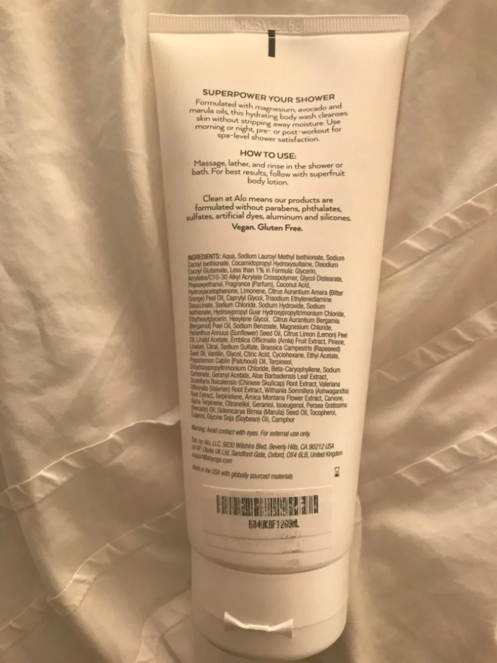 Alo Wellness Mega-C Body Wash Magnesium Avocado Marula Oil - NEW SEALED NWT